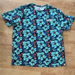 Hurley Surf Co KIRRA tropical all over print mens T-shirt  size XXL